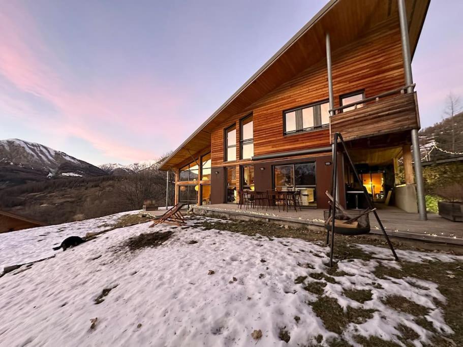 Chalet D'Architecte Avec Vue Panoramique 라포 외부 사진