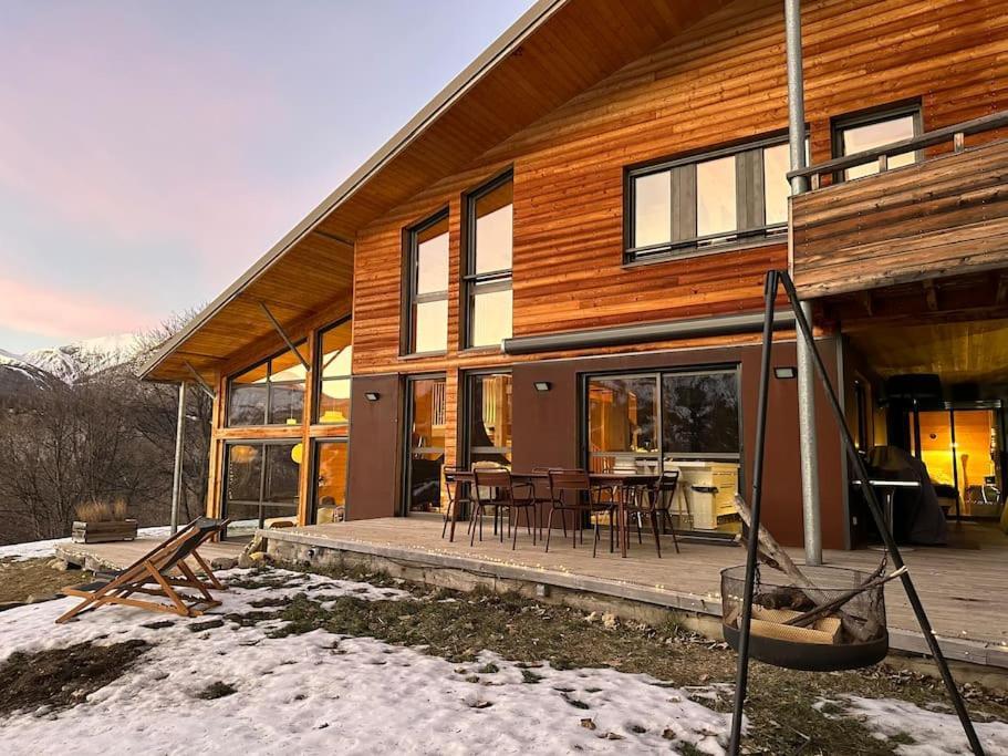 Chalet D'Architecte Avec Vue Panoramique 라포 외부 사진