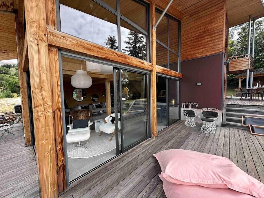 Chalet D'Architecte Avec Vue Panoramique 라포 외부 사진